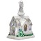 Old World Christmas 4.25 In Sparkling Cathedral Christmas Tree Ornament , Glass Ornament Church